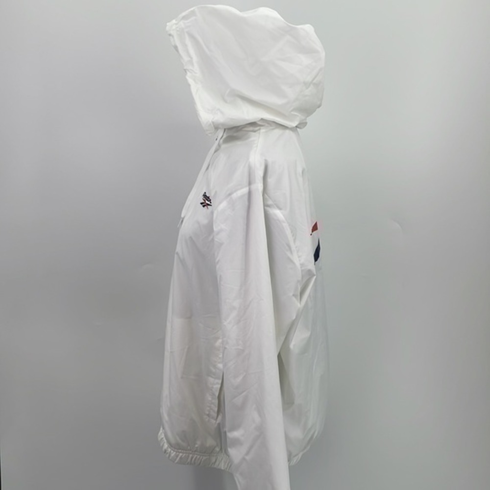 UEC Reebok white hooded full zipper windbreaker medium - Picture 5 of 9
